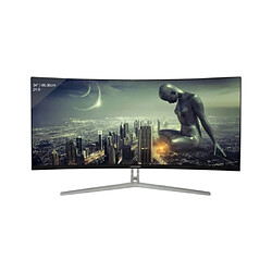 Lc Power LC-M34-UWQHD-100-C Écran PC 34" LCD WQHD 100Hz FreeSync HDMI USB Schwarz