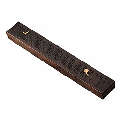 Acheter Porte-encens en bois traditionnel brûlant Joss Insence Box Crescent Moon