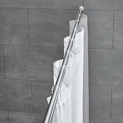 Avis Kleine Wolke Tringle de rideau de douche télescopique 125-220cm Chrome