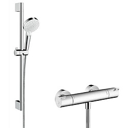 Hansgrohe Ensemble de douche thermostatique Combi Crometta Vario / Ecostat 1001 CL