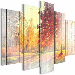 Paris Prix Tableau Imprimé 5 Panneaux Autumn Sun Wide 100 x 200 cm 