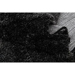 Hadorn Tapis shaggy 185x125 noir Thun Artem pas cher