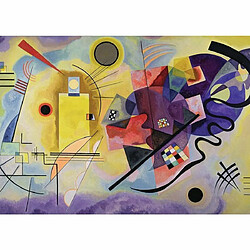 Ludendo Puzzle 1000 pièces : Jaune-rouge-bleu - Vassily Kandinsky