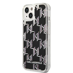 Karl Lagerfeld Coque arrière en TPU pour iPhone 14 - noir