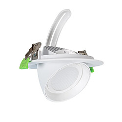 Avis Ledkia Downlight LED 48W Rond Orientable 120lm/W LIFUD Coupe Ø 175 mm Blanc Froid No Flicker 6000K