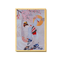 Cadre Romimex Multicouleur Toile Geisha 50 x 70 x 4 cm 