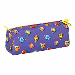 Avis Trousse d'écolier SuperThings Guardians of Kazoom Violet Jaune (21 x 8 x 7 cm)