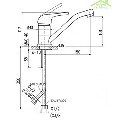 Avis Rav Mitigeur lavabo SVITAVA à long bec en chrome