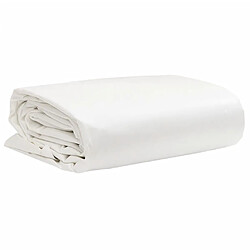 vidaXL Bâche blanc 3,5x5 m 650 g/m² 