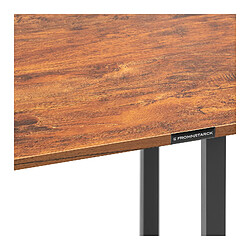 Helloshop26 Bureau avec étagère table ordinateur bureau avec étagère intégrée (plateau : 110 x 50 cm, capacité de charge : 105 kg, hauteur du plateau : 75 cm) 14_0005963