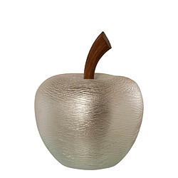 Figurine Décorative Alexandra House Living Céramique Pomme Argenté 31 x 30 x 40 cm