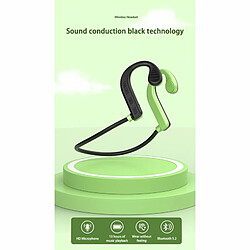 Avis Casque À Conduction Osseuse Bluetooth 5.2 Étanche À La Sueur Stéréo Sans Fil Sport Écouteur W10 Noir