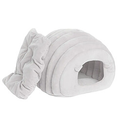 Lit de chats d'intérieur Lit De Chien Chat De Compagnie Chat Chat Lavable Amovible Amovible Lit Pour Chats D'intérieur Blanc