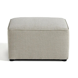 Acheter Bestmobilier Canopy - pouf - en tissu texturé