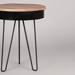 Acheter LABEL51 Table d'angle Saria 44x53 cm Noir