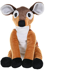 Wild Republic peluche Faon Cuddlekins de 30 cm marron blanc