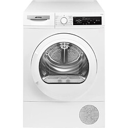 Smeg DT181IT Sèche Linge 1000W 112L 65dB Charge Frontale Ecran LED Acier Allié Blanc 