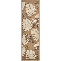 Acheter Jardindeco Tapis intérieur extérieur aspect jute marron Tijuana 9062 180 x 67 cm.