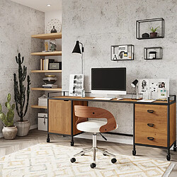 Rendez Vous Deco Chaise de bureau blanche Louis