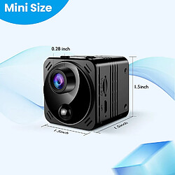 Mini caméra cachée sans fil WiFi Real 1080P Caméra de nounou cachée haute définition$ Caméra de surveillance sans fil Caméra HD Réseau domestique Mini enregistreur vidéo$