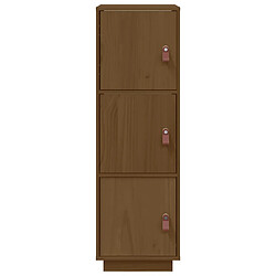 Acheter vidaXL Buffet haut Marron miel 34x40x108,5 cm Bois massif de pin