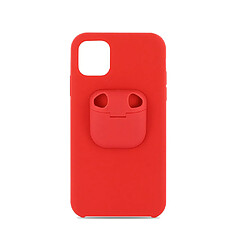 MOOOV Coque semi-rigide Ultimate soft touch 2-en-1 pour iPhone 11 - rouge