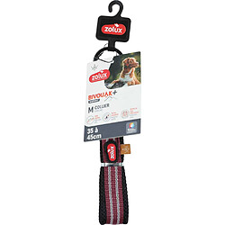 Acheter ZOLUX Collier souple en tissu Bivouak 35 à 45 cm 20 mm rouge.