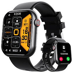 Chrono Montre Connectée Femmes Homme Smartwatch Tactile Bracelet Connecté Etanche Sport Podometre Cardio Montre Intelligente Vibrante Fitne 