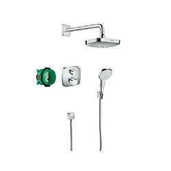 Hansgrohe - Système pour douche encastrée avec mitigeur thermostatique Ecostat E - Croma Select E