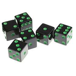 Acheter 20 pièces dés d6 dés 6 points en pointillé pour d u0026 d rôle de jeu de rôle