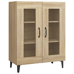 Maison Chic Buffet,Meuble de Rangement,commode pour salon,Cuisine chêne sonoma 69,5x34x90 cm bois d'ingénierie -MN33570