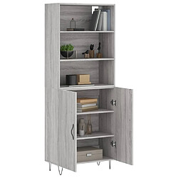 Avis Maison Chic Buffet,Meuble de Rangement,commode pour salon,Cuisine Sonoma gris 69,5x34x180 cm Bois d'ingénierie -MN95536