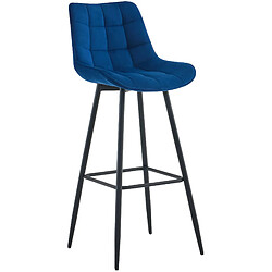 Non Tabouret de bar Dartford velours