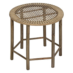 Avis BigBuy Home Table d'appoint Naturel Bambou 50 x 50 x 48 cm 38,5 x 38,5 x 40 cm 2 Pièces (2 Unités)