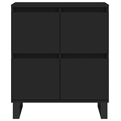 Acheter vidaXL Buffet Noir 60x35x70 cm Bois d'ingénierie