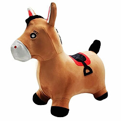 LEXIBOOK Poney Sauteur Gonflable Peluche