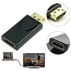 Universal Display Port DP mâle à HDMI femelle adaptateur plat connecteur convertisseur pour PC outil 