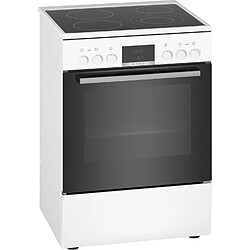 Cuisinière vitrocéramique 66l 4 feux blanc - hkr39i120 - BOSCH 