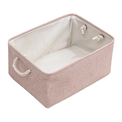 Panier De Rangement En Tissu Organisateur De Jouets étanche Pliable Grand Bac De Rangement Pink_M grand panier de rangement pour étagères décoratives