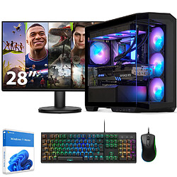 Sedatech Pack PC Gamer V360 • AMD Ryzen 9 5900X • RTX4080 Super • 32Go RAM • 2To SSD M.2 • Windows 11 • Moniteur 28"