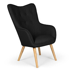 Paris Prix Fauteuil Scandinave Aimee 67cm Noir 