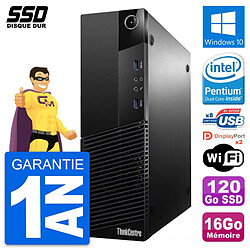 PC Lenovo ThinkCentre M83 SFF Intel G3220 RAM 16Go SSD 120Go Windows 10 Wifi · Occasion 