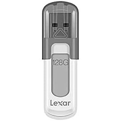 Clé USB Lexar JumpDrive V100 Blanc Blanc/Gris 128 GB