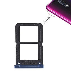 Acheter Wewoo Bac à carte SIM + à SIM pour OPPO R17 (bleu)