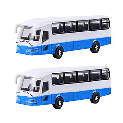 autobus bus commun Maquette Véhicule 2pcs Bus Transport en Commun, 1:100, Intérieur et l'extérieur Très Détaillé