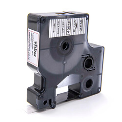 Cassette à ruban vhbw 9mm pour Dymo LabelManager 100, 100 Plus, 120P, 200, 300, 350, 350D . Remplace: Dymo D1, 40910. 