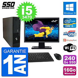 PC Fujitsu E910 DT Ecran 22" Intel i5-3470 RAM 16Go SSD 240Go Windows 10 Wifi · Occasion 