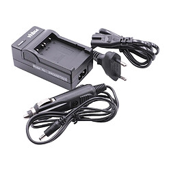 vhbw chargeur bloc alimentation avec chargeur allume cigare pour Sony DSC-T33, DSC-L1, DSC-L1B, DSC-L1LJ, DSC-L1R, DSC-M1, DSC-M2 comme NP-FT1.