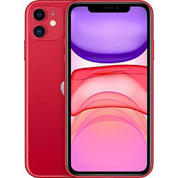 Apple iPhone 11 Téléphone Intelligent Hexa Core 4Go 64Go iOS 13 Rouge