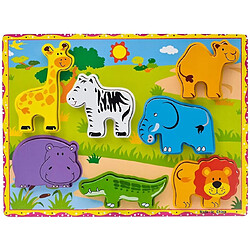 Universal Puzzle en bois animaux gros puzzle jouets 